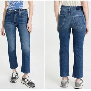 New Mother Superior Rider Jeans High Waisted Ankle Running Scissors NWT 31